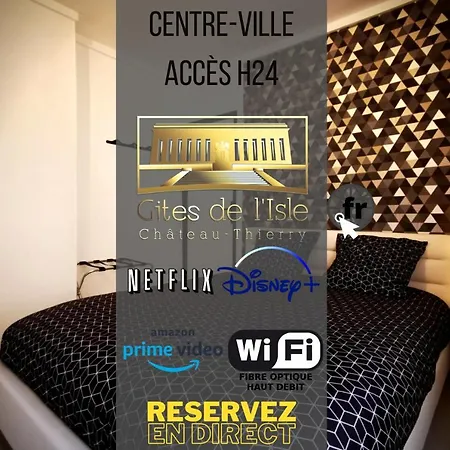 De L'isle - Wifi Fibre - Netflix, Disney, Amazon - Sejours Pro Apartment *