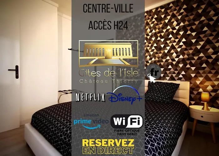 De L'isle Centre-ville - Wifi Fibre - Netflix, Disney, Amazon - Sejours Pro Apartment *
